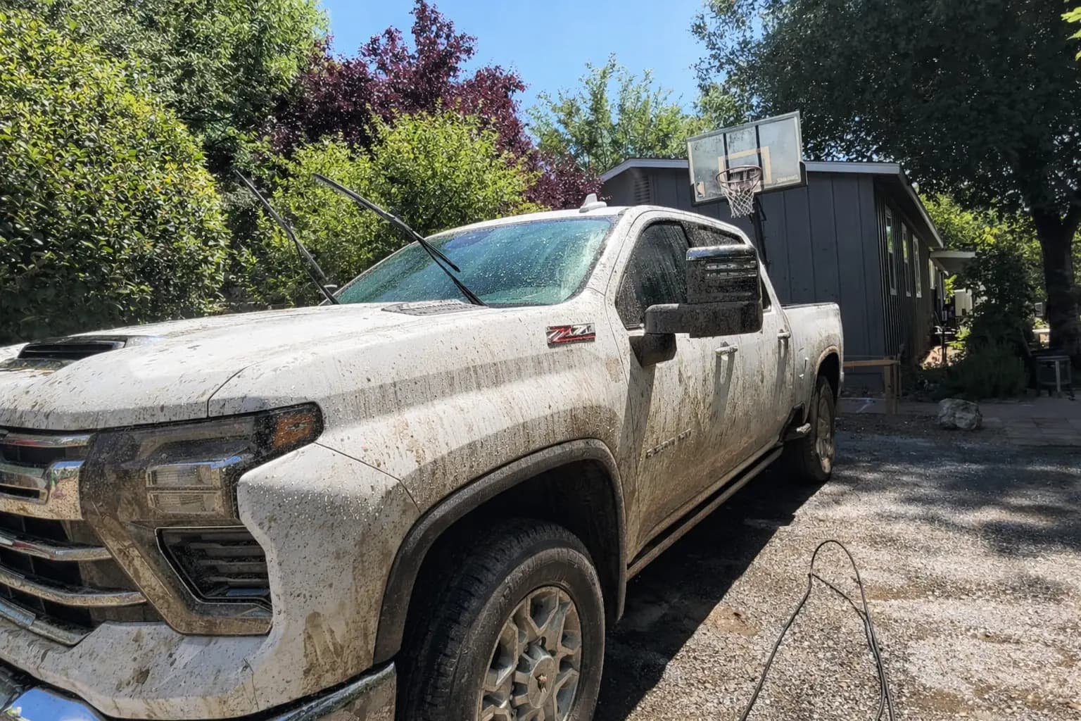 Car exterior before detailing